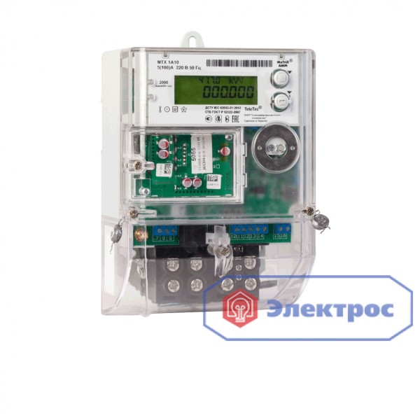 Электросчетчик MTX 1G10.DH.2L2-DOG4 5(100)A для Зеленого тарифа